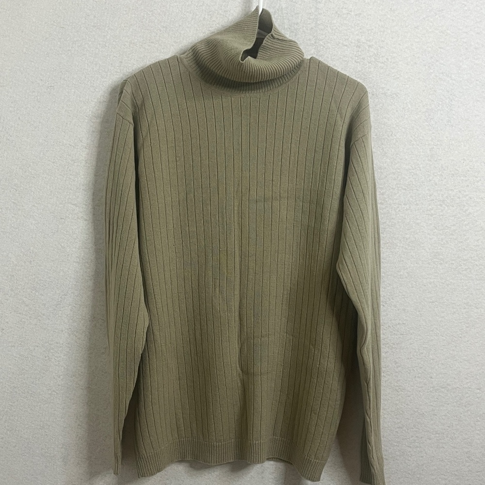 Vintage Irvine Park 100% Wool Ribbed Turtleneck Sweater Made in Australia Medium